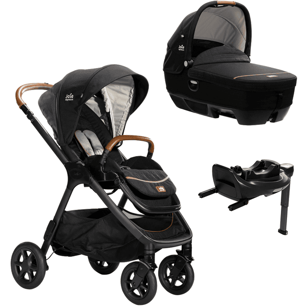 Joie Sig nature  Kinderwagen Finiti incl. Calmi R129 reiswieg Eclipse en i-Base encore