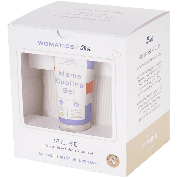 Alvi® Womatics Kit allaitement coussin d'allaitement nomade, crème