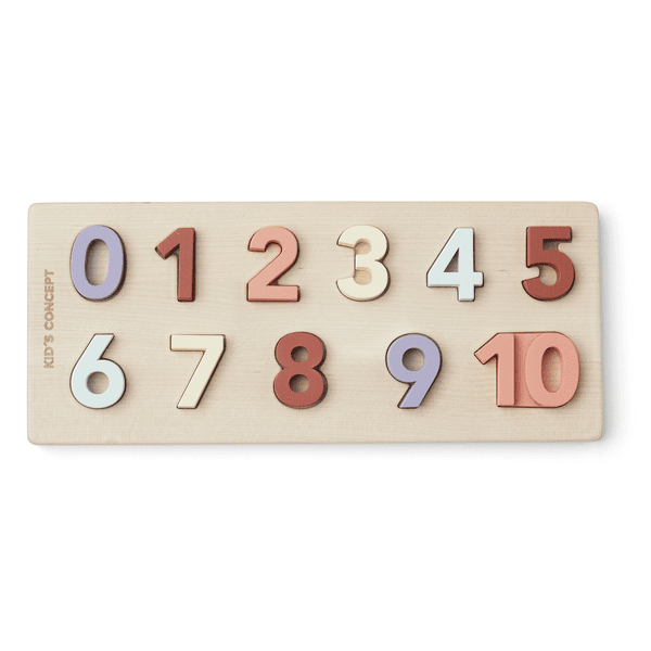 Kids Concept® Puzzle chiffres 0-10 bois