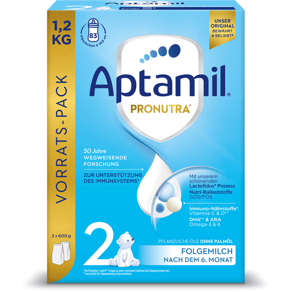 Aptamil Folgenahrung 2 Pronutra 1200 g ab 6 Monaten