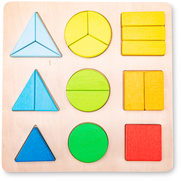 RedMiter - Puzzle Éducatif Est Conçu En Bois Géométrie Bois Jouets