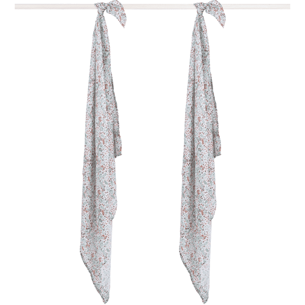 jollein Gauze bleier 2-pakning Bloom 115x115cm