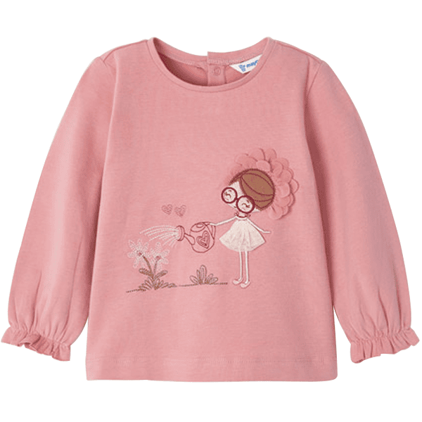 Mayoral T-shirt rose à manches longues