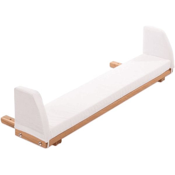 babybay Rallonge latérale pour lit cododo Original, Midi hêtre huilé complément matelas blanc