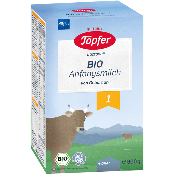 Töpfer Anfangsmilch Bio 1 600 g von Geburt an