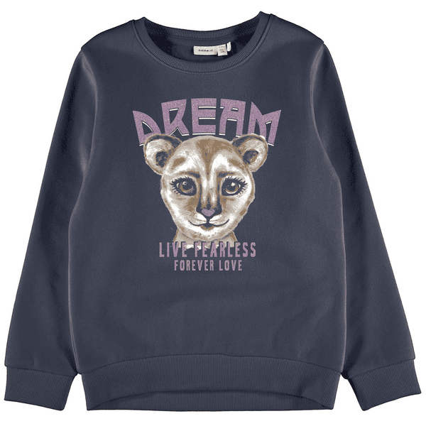 name it Sweatshirt Nmfvenus Dark Sapphire