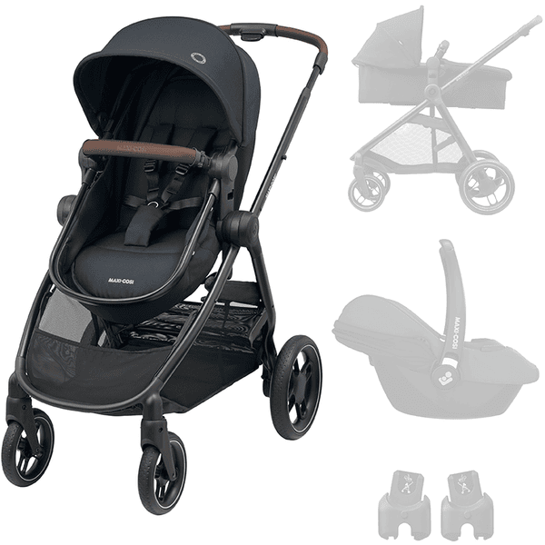 Poussette Nova 3 roues Essential Graphite de Maxi-Cosi, Poussettes