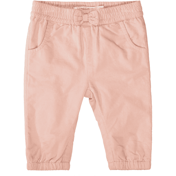  STACCATO  Pantalon en velours côtelé pastel rose