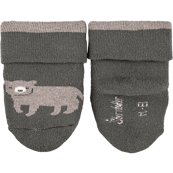 Sterntaler Chaussettes bébé antidérapantes Air requins bleu lot de 2