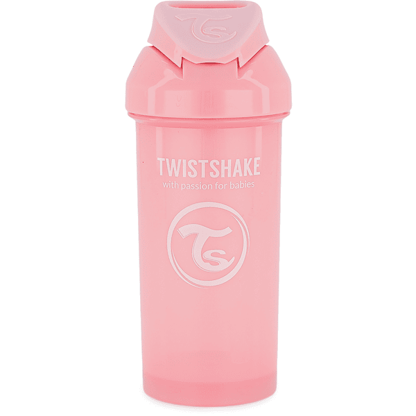 TWISTSHAKE Strohhalmflasche Straw Cup 360 ml 12+ Monate pastel pink

