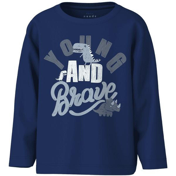 name it T-shirt à manches longues Nmmvictor Sodalite Blue