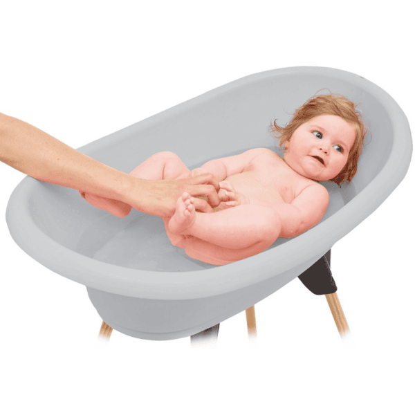 Thermobaby® Set de bain baignoire bébé Vasco PP, gris charme