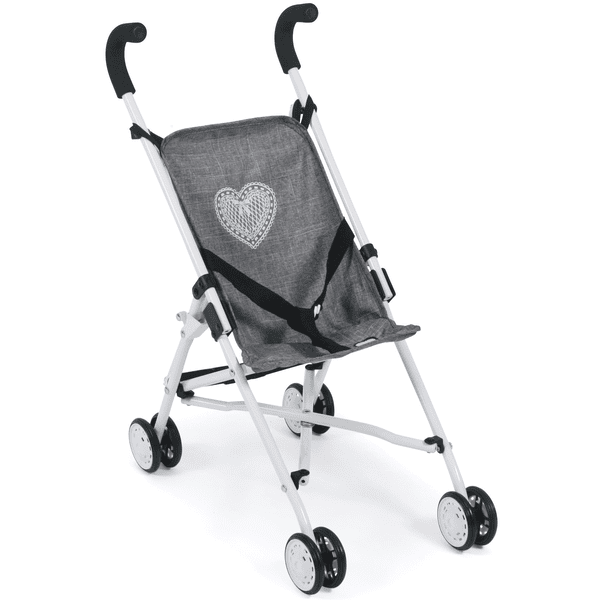 BAYER CHIC 2000 Mini Poppenbuggy ROMA Jeans grey