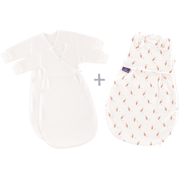 Träumeland Babyschlafsack LIEBMICH 3tlg. Set Carota