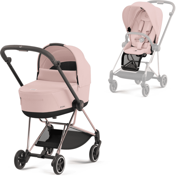 cybex PLATINUM Kombikinderwagen New Mios Rosegold Peach Pink