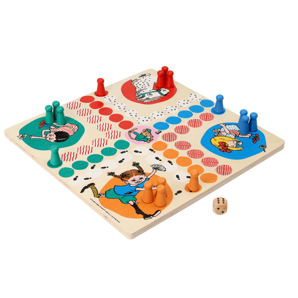 Micki Pippi Langstrumpf Kinderspiel Ludo-Spiel