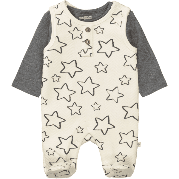  Staccato  Romper+paita norsunluu kuviollinen