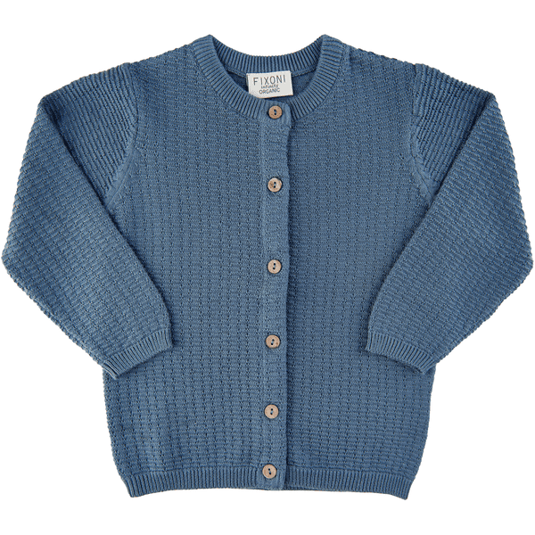 FIXONI Knitted Cardigan China blue 