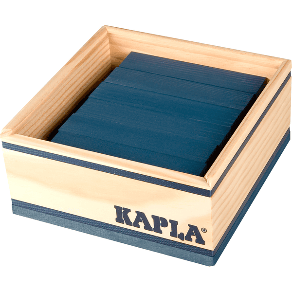 KAPLA Set costruzioni in legno - 40 quadrati blu