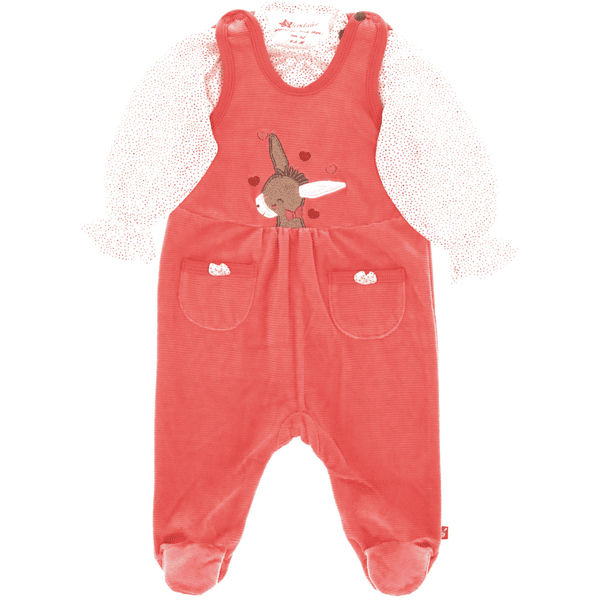 Sterntaler Romper Set Nicki Emmily jasnoczerwony