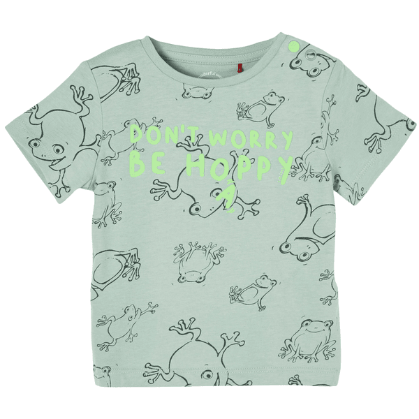 s. Olive r T-shirt met kikker Print 