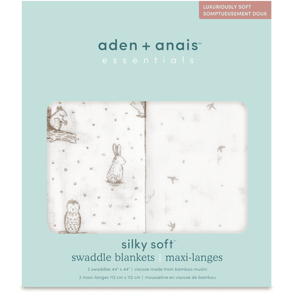 Aden silky soft sales swaddles 2 pack