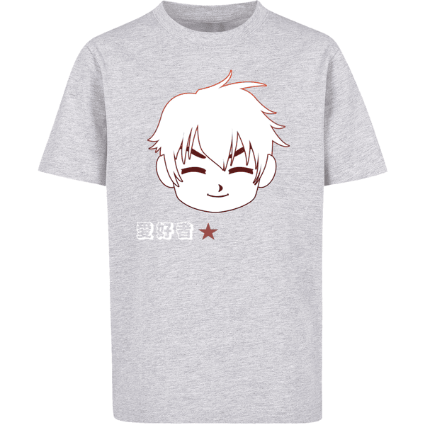 F4NT4STIC T-Shirt Boy Manga grey Japan heather