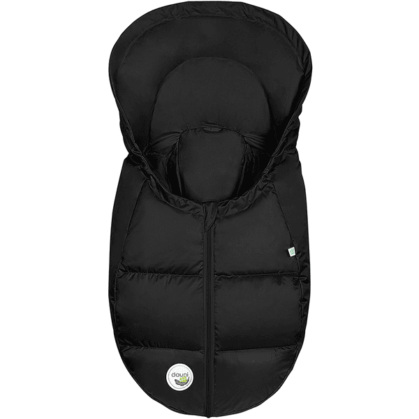 odenwälder Fußsäckchen BabyNest Dauni classic schwarz