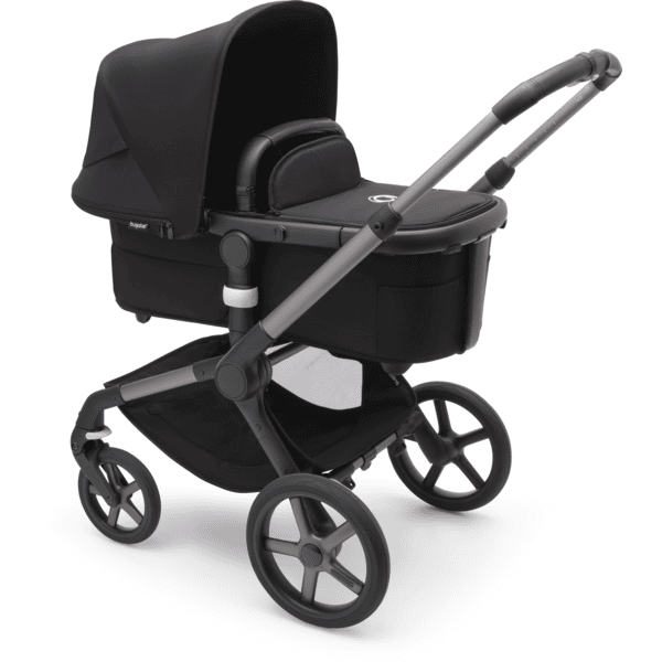 bugaboo Poussette trio combinée 3en1 Fox 5 kit naissance Graphite/Midnight  Black