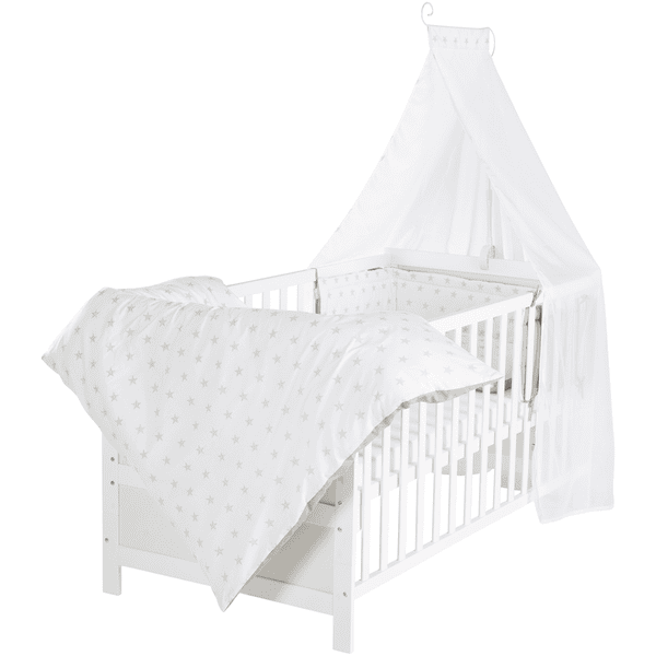 roba Kinderbettset Sterne & Punkte 70x140 cm