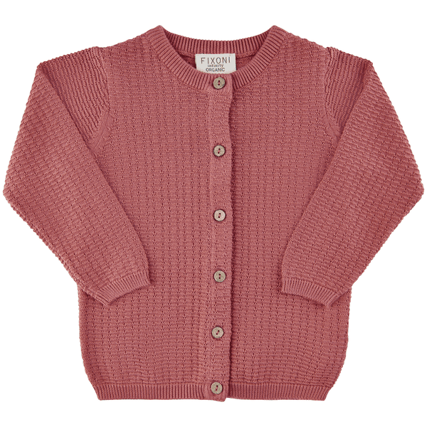 FIXONI Strikket Cardigan Dusty Rose 