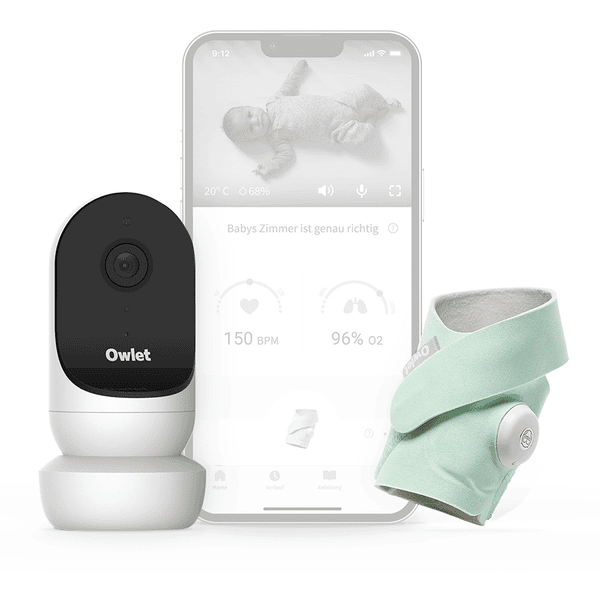 Owlet Monitor Duo Smart Sock 3 och kamera 2 mint