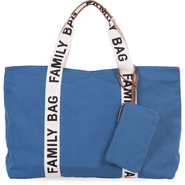 CHILDHOME Sac langer Family Bag Signatur Canvas indigo