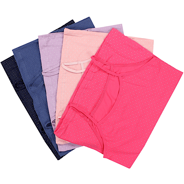 TupTam Mädchen Unterhemd Spaghettiträger Top 5er Pack rosa/lila