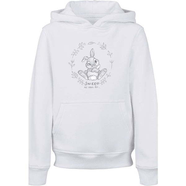F4NT4STIC Hoodie As Klopfer Thumper Be Sweet Can Bambi Disney weiß