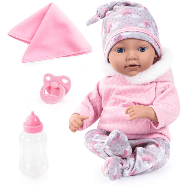 bayer Design Muñeca Reborn 38 cm, rosa