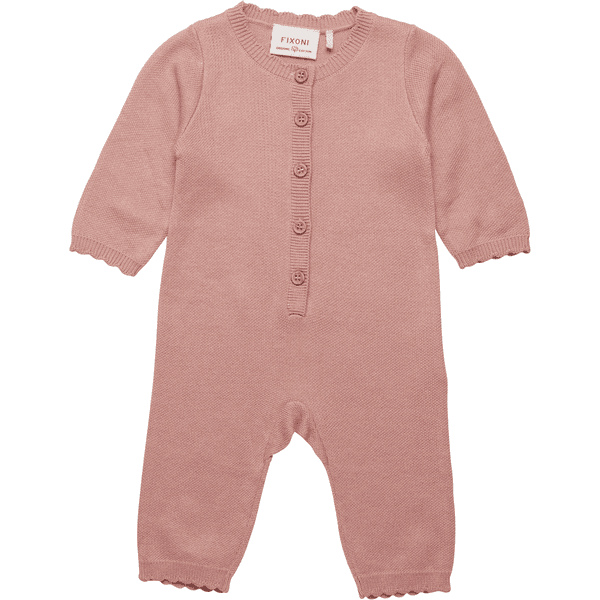 Fixoni Overall Bamboo Knit Peach Beige