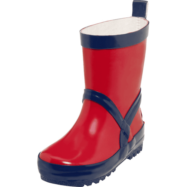 Playshoes  Botas de goma rojo/ marine 