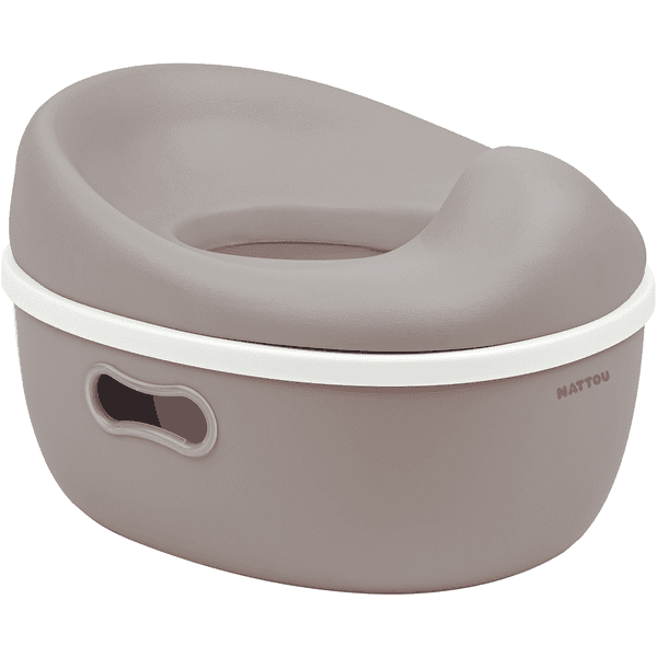 Nattou CARE Nocnik edukacyjny POTTY 3 w 1 taupe