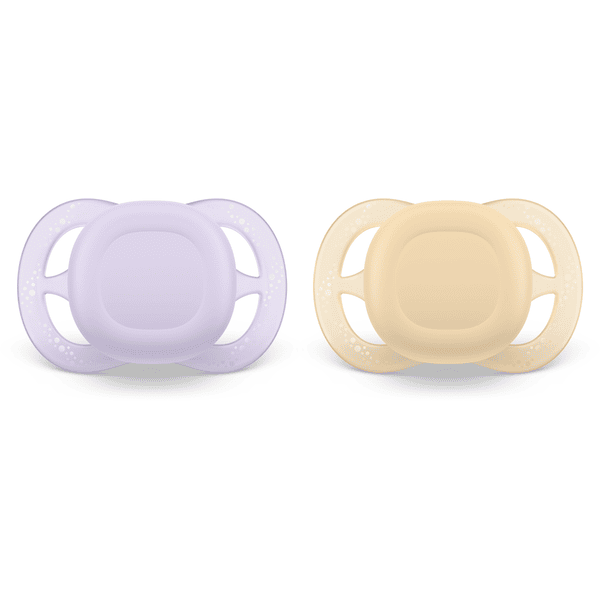 Philips Avent Tétine Ultra Start SCF075/01 en violet/jaune