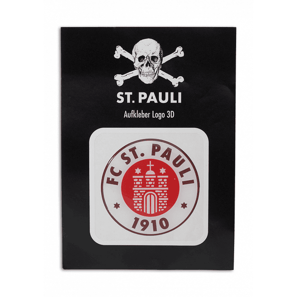 St. Pauli Aufkleber Logo 3D Vereinslogo