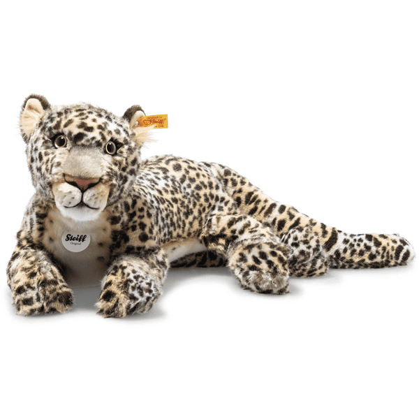 Steiff Leopardo de color beige/marrón con manchas, 36 cm