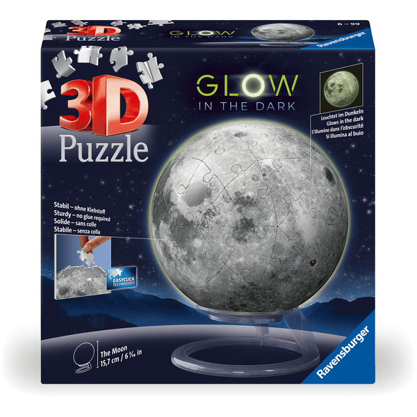 Ravensburger Puzzle ball La Luna - Brilla en la oscuridad