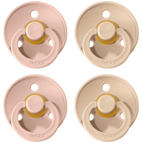 BIBS smokk Color Blush / Vanilla 6-18 måneder, 4 stk.