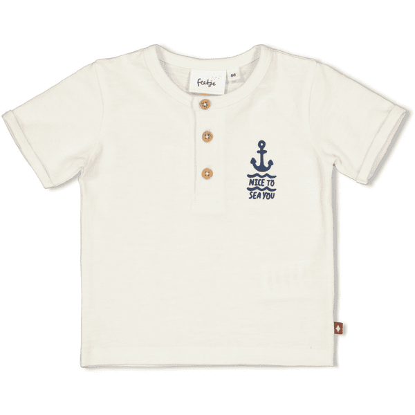 Feetje T-Shirt Let's Sail Offwhite