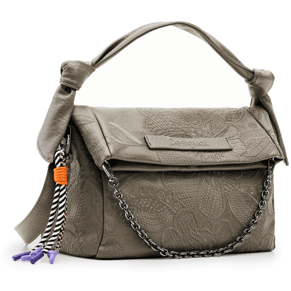 Desigual Borsa BOLS_ALPHA LOVERTY 3.0 Grigio