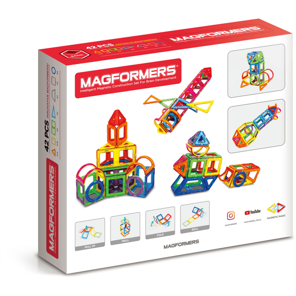 MAGFORMERS - Jeu de Construction Magnétique 70 Pièces