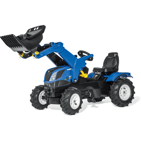 rolly®toys Lasten traktori rollyFarmtrac New Holland, rollyTrac kuormaaja  ja rollyAir Tyres 611270