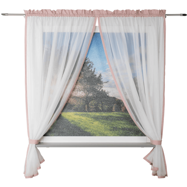 Be Be 's Collection Vorhang-Schlaufenschal 2-tlg. Prinzessin 2023 100x170 cm