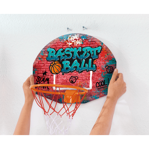 Panier de basket-ball avec support multicolore Simba Toys